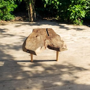 WG-1043 Handmade Live Edge Coffee Table – Premium Walnut Wood, Rustic Charm