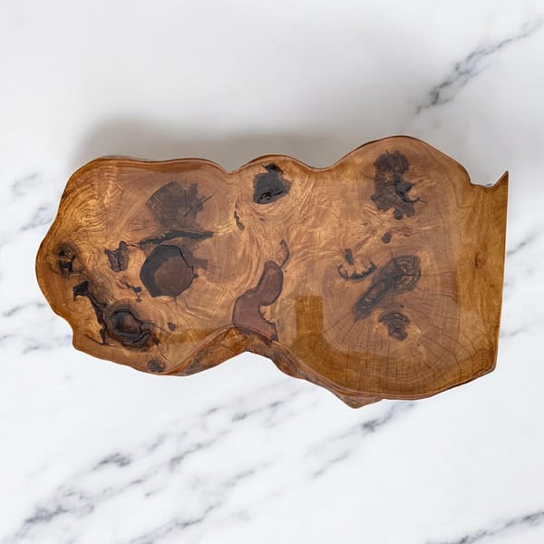 WG-EP05 Live Edge Epoxy Resin Coffee Table – Unique Handmade Wood & Resin Art